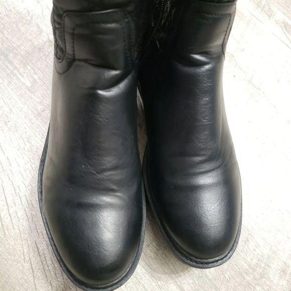Checklist Boots 👢 size 37 Knee High Tall Black - Picture 4 of 13